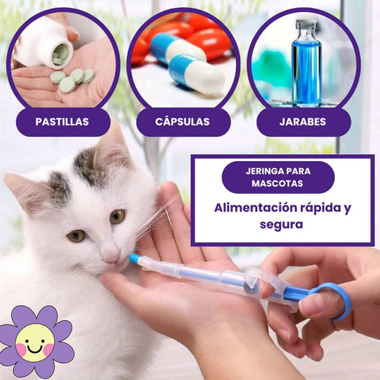 JERINGA DOSIFICADORA PARA MASCOTAS.